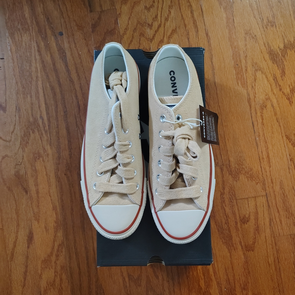 Converse Beige Canvas Sneakers